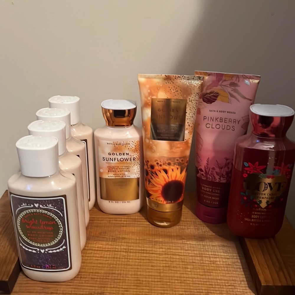 NEW Bath & Body Works lotion bundle.